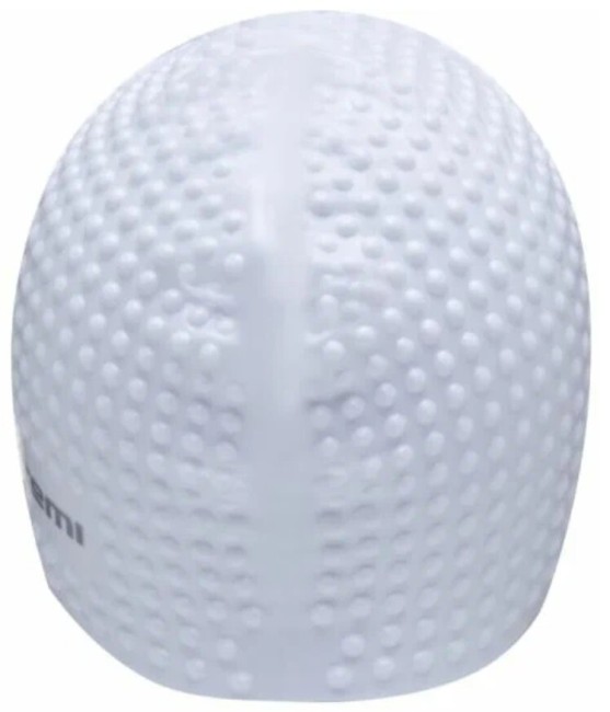 Шапочка для плавания Atemi BS70, силикон (бабл), белый