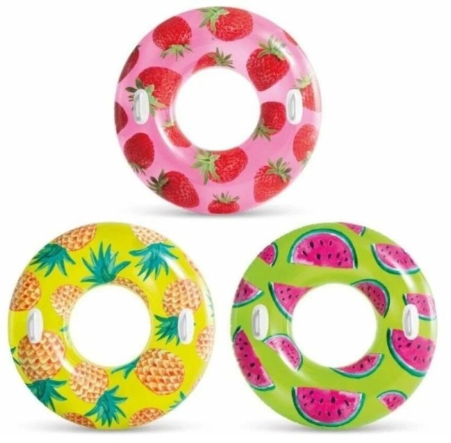 Надувной круг Intex Тропические фрукты 56261