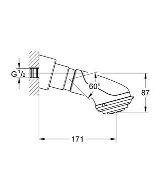 Верхний душ Grohe Relexa 28196000 Верхний душ Grohe Relexa 28196000