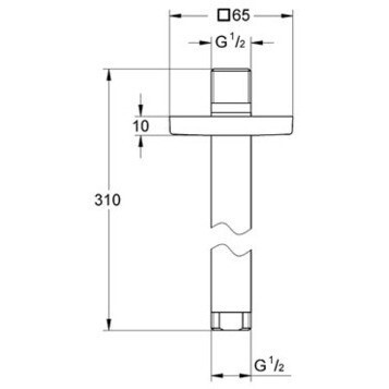Кронштейн Grohe Rainshower 27484000