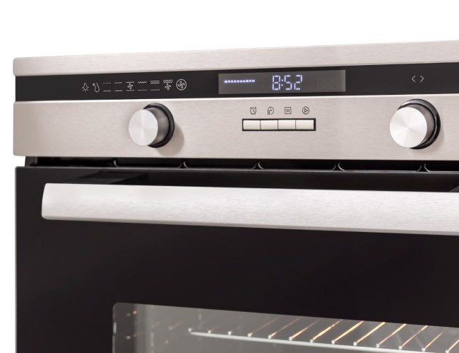 Встраиваемый электрический духовой шкаф Exiteq EXO-403 black/inox