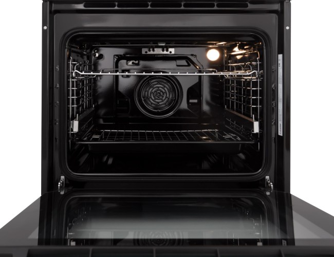 Встраиваемый электрический духовой шкаф Exiteq EXO-403 black/inox