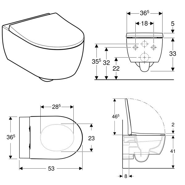 Готовое решение Geberit 500.300.01.I