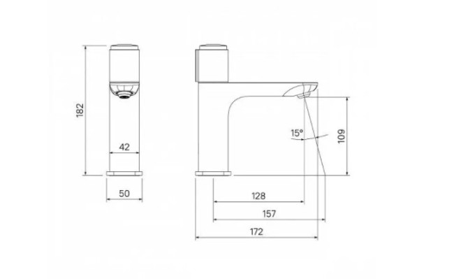 Смеситель для раковины Iddis Slide SLIBLBTi01