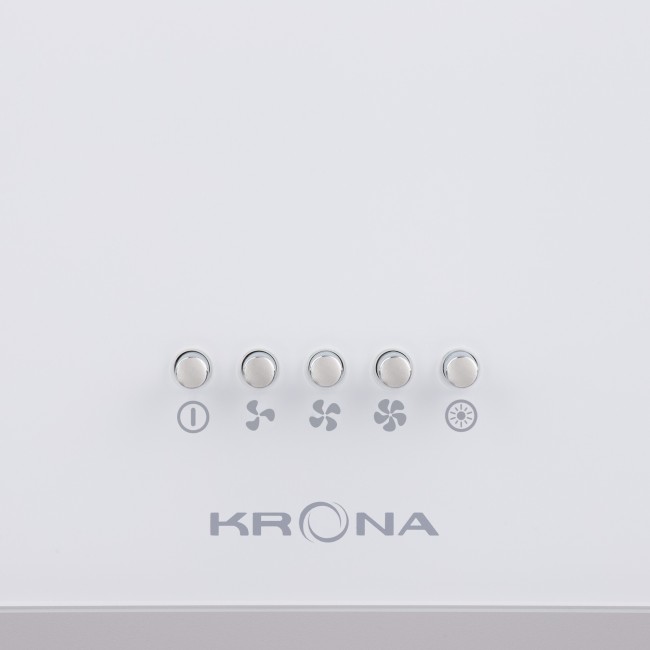 Каминная вытяжка Kronasteel HELGA 600 white PB