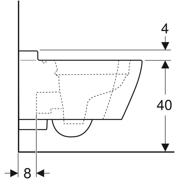Унитаз подвесной Geberit myDay (201460600)