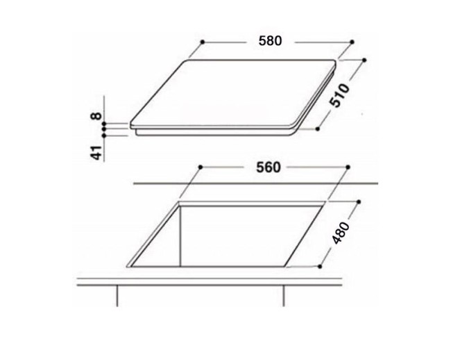Встраиваемая газовая варочная панель Whirlpool AKR 350 IX