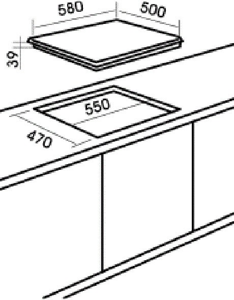Встраиваемая газовая варочная панель Exiteq PL 640 STG-E/А Встраиваемая газовая варочная панель Exiteq PL 640 STG-E/А