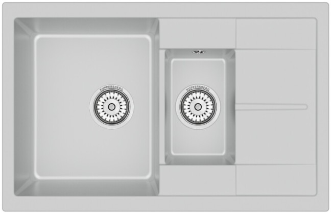Кухонная мойка Kuppersberg Modena 60 NL 1,5B1D grey rock Кухонная мойка Kuppersberg Modena 60 NL 1,5B1D grey rock