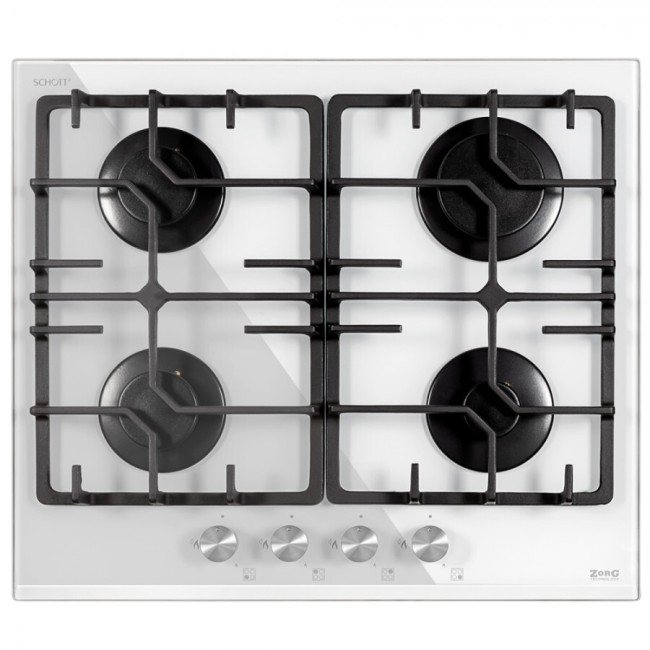 Встраиваемая газовая варочная поверхность ZorG H6020P211S white