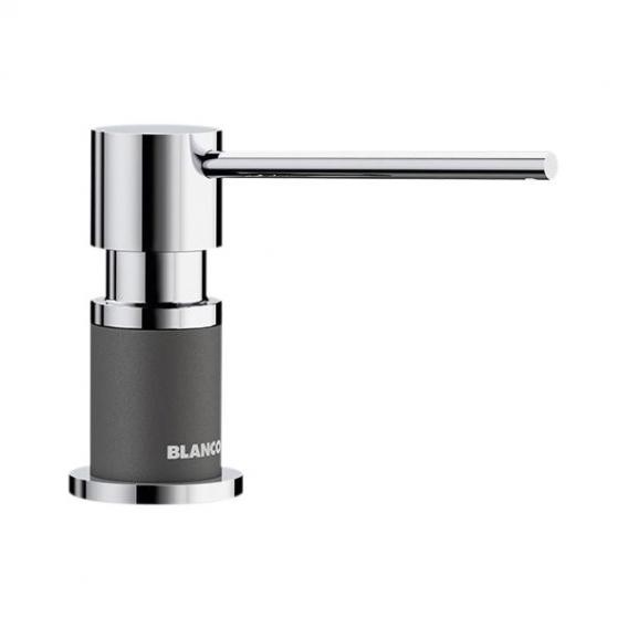 Дозатор Blanco LATO хром/темная скала (525817)