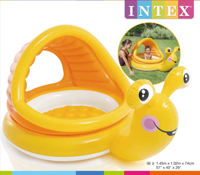 Надувной бассейн Intex Ленивые улитки 57124 Надувной бассейн Intex Ленивые улитки 57124