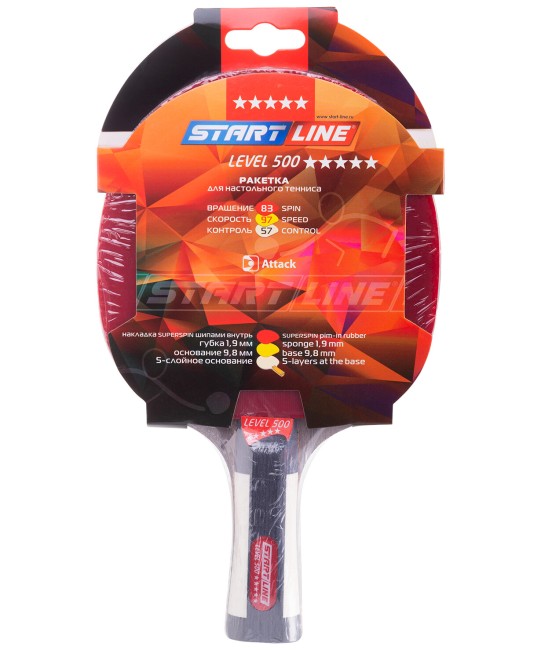 Ракетка для настольного тенниса Start Line Level 500 (12604) Ракетка для настольного тенниса Start Line Level 500 (12604)