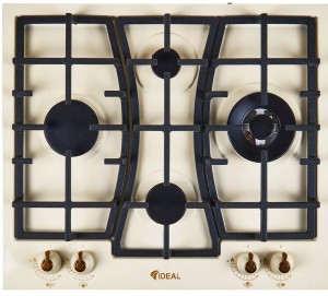 Встраиваемая газовая варочная панель Ideal 35227N молочный