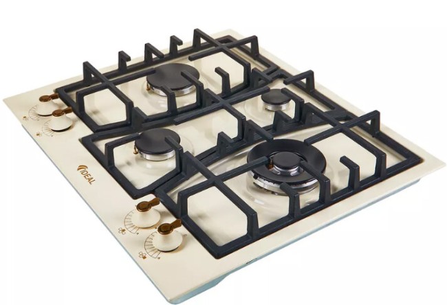 Встраиваемая газовая варочная панель Ideal 35227N молочный