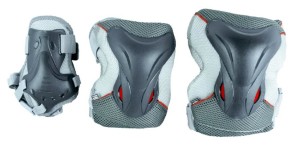 Набор роликовой защиты MaxCity OFFICIAL серый (S)