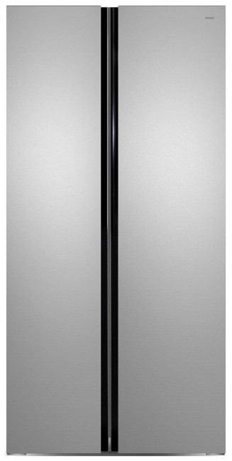 Холодильник Ginzzu NFK-462 стальной