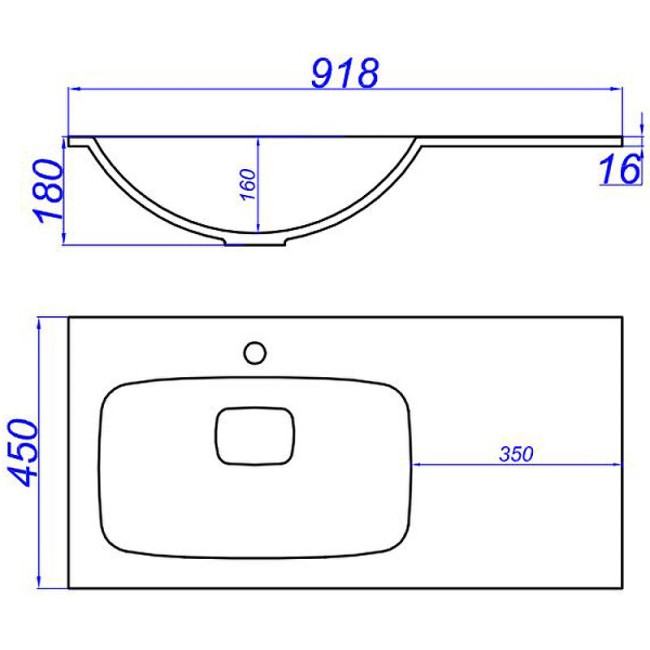 Раковина для мебели Aqwella Malaga (Mal.09.04.D-L) Раковина для мебели Aqwella Malaga (Mal.09.04.D-L)