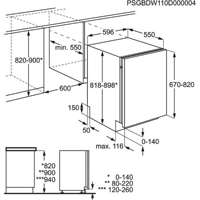 Встраиваемая посудомоечная машина Aeg F99000VIP
