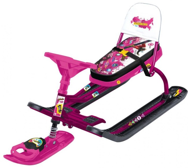 Снегокат Nika Тимка Спорт 4-1 ТС4-1 Розовый Снегокат Nika Тимка Спорт 4-1 ТС4-1 Розовый