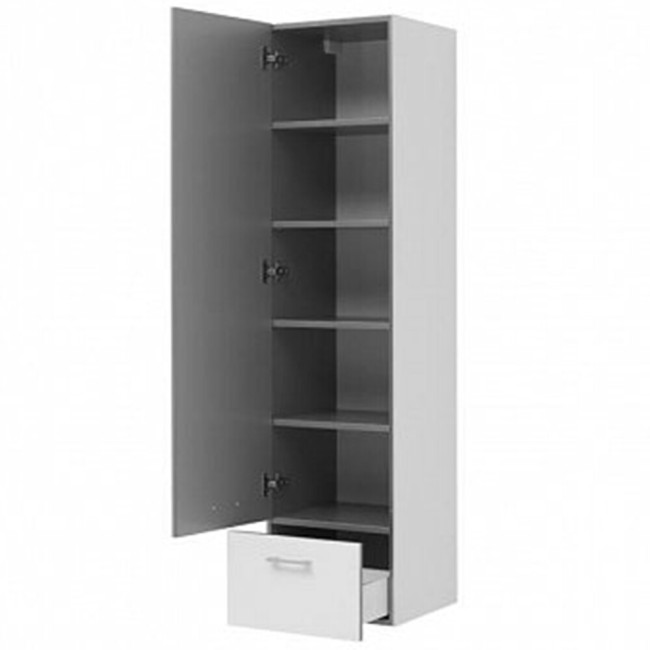 Пенал Aquanet Верона 40 цвет белый (176672) Пенал Aquanet Верона 40 цвет белый (176672)