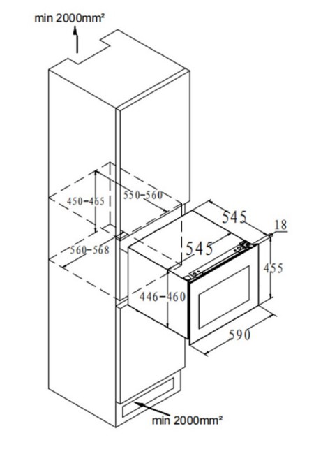 Встраиваемый винный шкаф Korting KFW 501 SL GN Встраиваемый винный шкаф Korting KFW 501 SL GN
