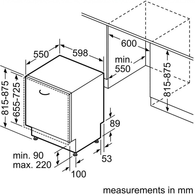 Встраиваемая посудомоечная машина Bosch SMV6ZCX49E