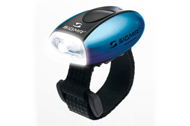 Фонарь передний Sigma Micro голубой Фонарь передний Sigma Micro голубой