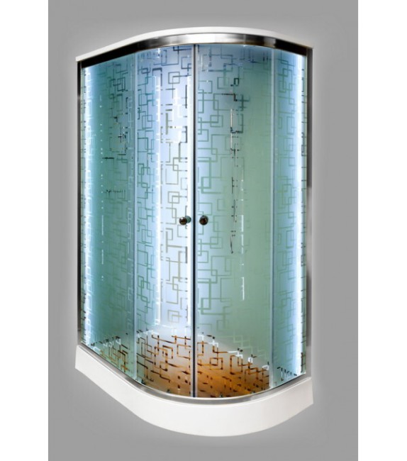 Душевая кабина Deto EM1511LGM+EL