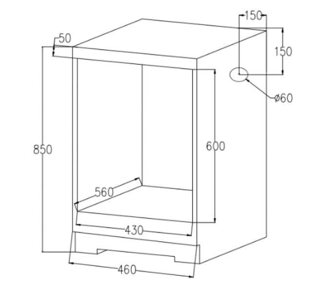 Встраиваемый электрический духовой шкаф Weissgauff EOY 459 PDB