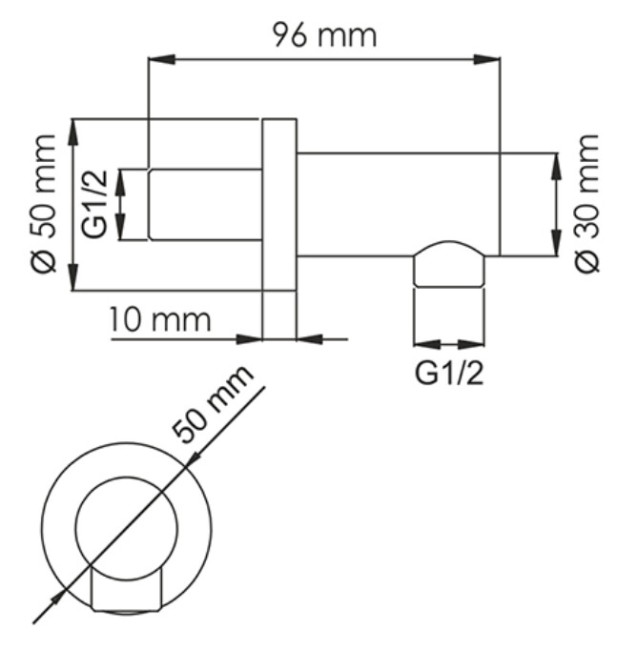 Подключение шланга WasserKraft A082