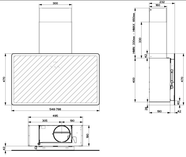 Каминная вытяжка Faber LUFT X A60