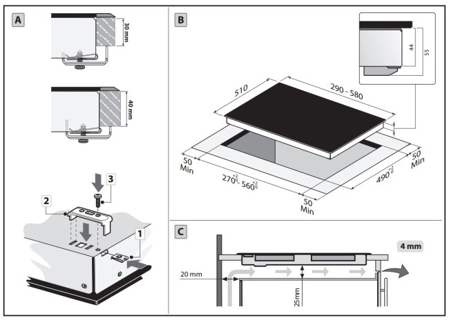 Встраиваемая электрическая варочная панель Zigmund & Shtain CNS 147.30 BX