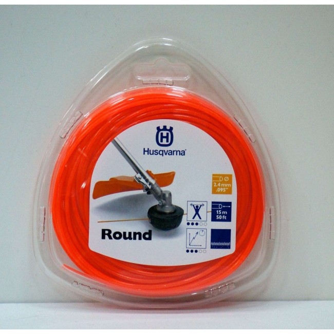 Корд триммерный Husqvarna 2.4мм 90м Whisper (5784362-01) Корд триммерный Husqvarna 2.4мм 90м Whisper (5784362-01)