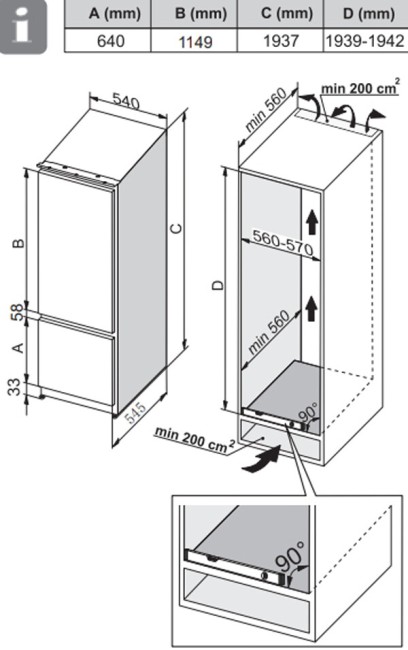 Встраиваемый холодильник Gorenje NRKI 419 EP 1 Встраиваемый холодильник Gorenje NRKI 419 EP 1