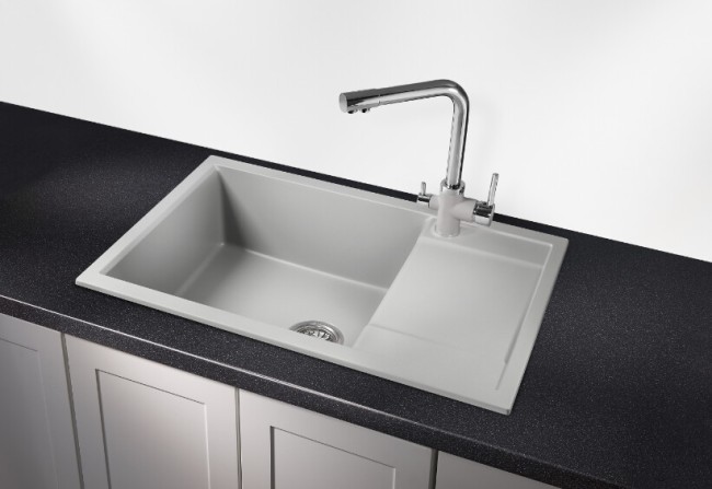 Кухонная мойка Kuppersberg Roys 60 NL 1B1D grey rock Кухонная мойка Kuppersberg Roys 60 NL 1B1D grey rock