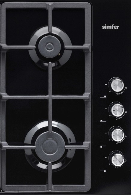 Встраиваемая газовая варочная панель Simfer H60Q40B572