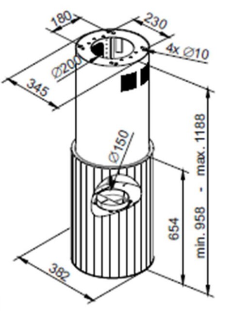 Островная вытяжка Maunfeld Adelaide 39 Isla Inox Островная вытяжка Maunfeld Adelaide 39 Isla Inox