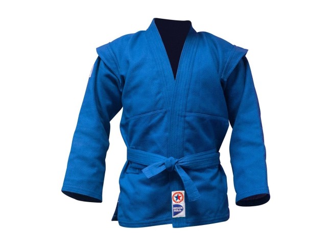 Куртка для самбо Green Hill JS-303 синий 5/180