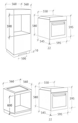 Встраиваемый электрический духовой шкаф Candy FCP 615 NX Встраиваемый электрический духовой шкаф Candy FCP 615 NX