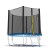 Батут Evo Jump External 6ft Blue Lowernet + сетка