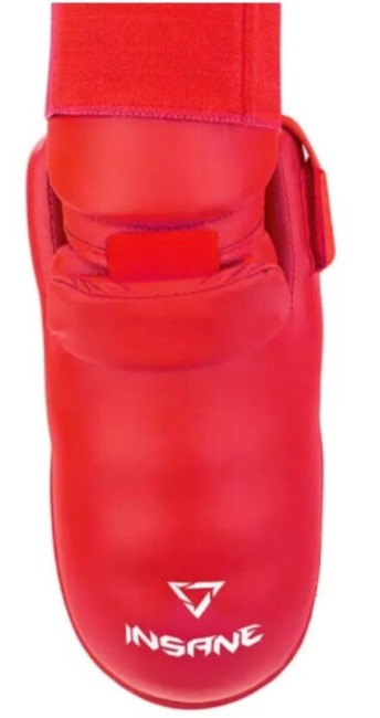 Защита голень-стопа Insane FERRUM IN22-SG200-K ПУ красный S Защита голень-стопа Insane FERRUM IN22-SG200-K ПУ красный S