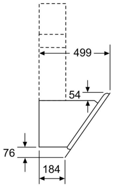Каминная вытяжка Bosch DWJ 67HM60