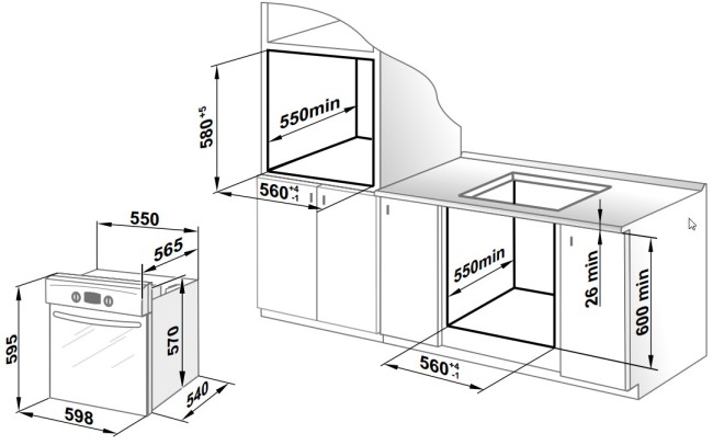 Встраиваемый электрический духовой шкаф Gefest ДА 622-03 РБ1