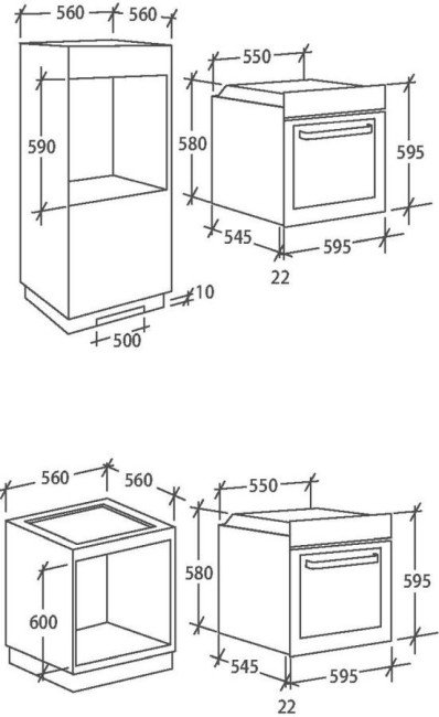 Встраиваемый электрический духовой шкаф Candy FCPR65NXL