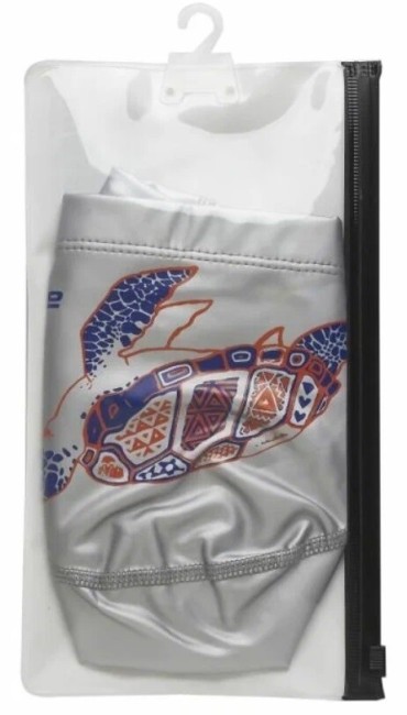 Шапочка для плавания Atemi PU305 серебро принт Шапочка для плавания Atemi PU305 серебро принт