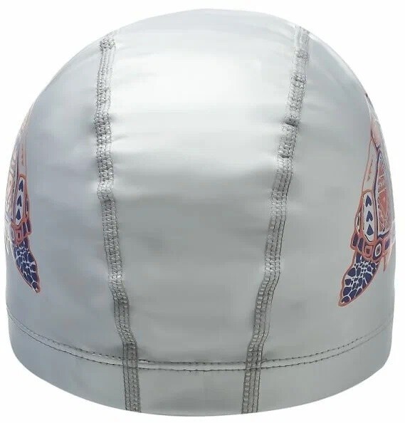 Шапочка для плавания Atemi PU305 серебро принт Шапочка для плавания Atemi PU305 серебро принт