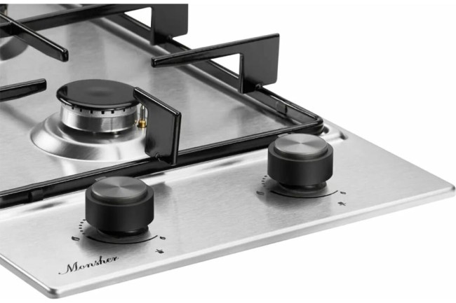 Встраиваемая газовая варочная панель Monsher MSG 36 Acier