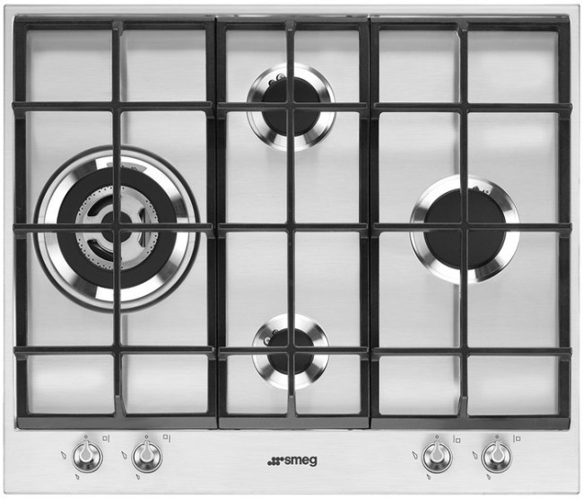 Встраиваемая газовая варочная панель Smeg PX164L Встраиваемая газовая варочная панель Smeg PX164L