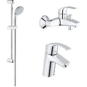 Комплект смесителей Grohe Eurosmart хром (124446)